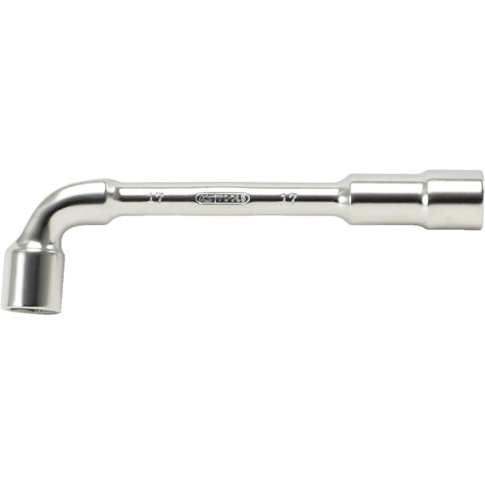 Clé à pipe débouchée chrome mat 6x6 pans - 23 mm - KS TOOLS - 517.0423