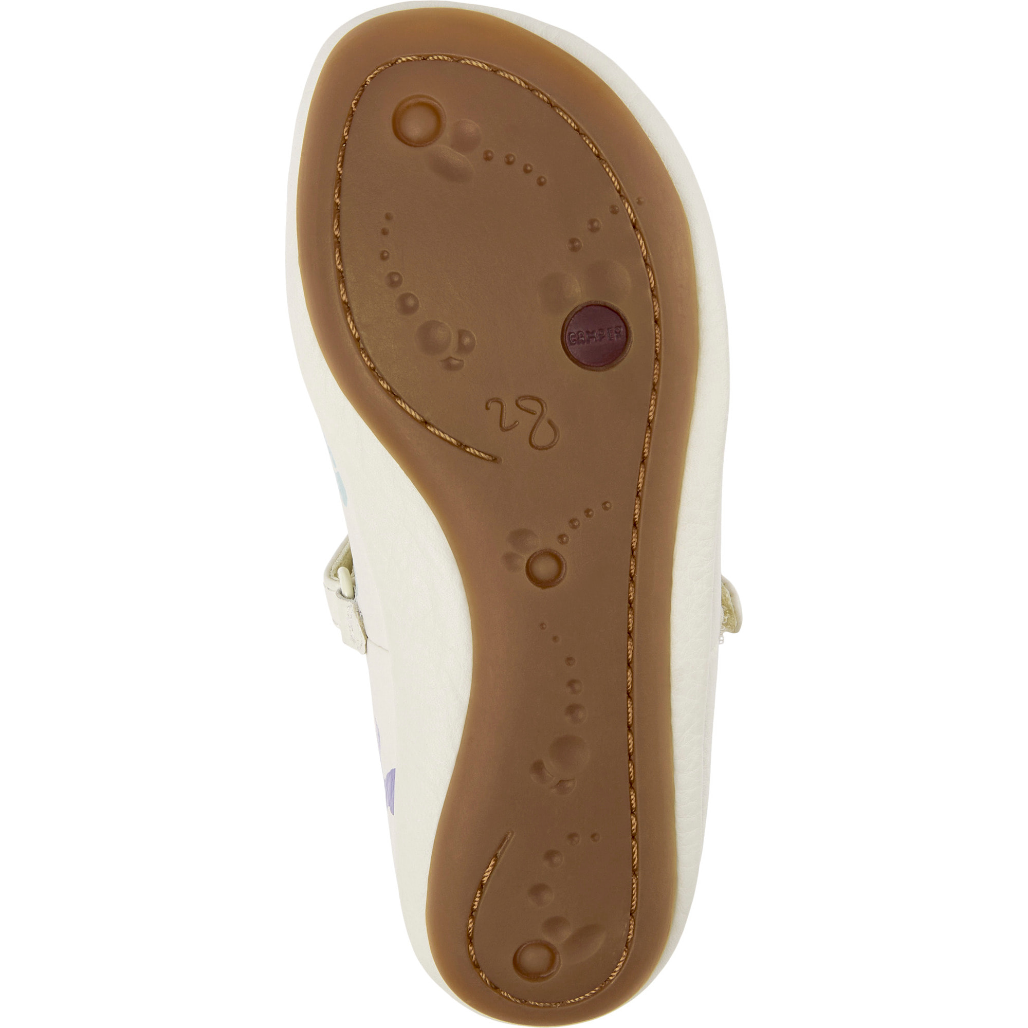 Ballerini - CAMPER Right - Bianco - Pelle liscia