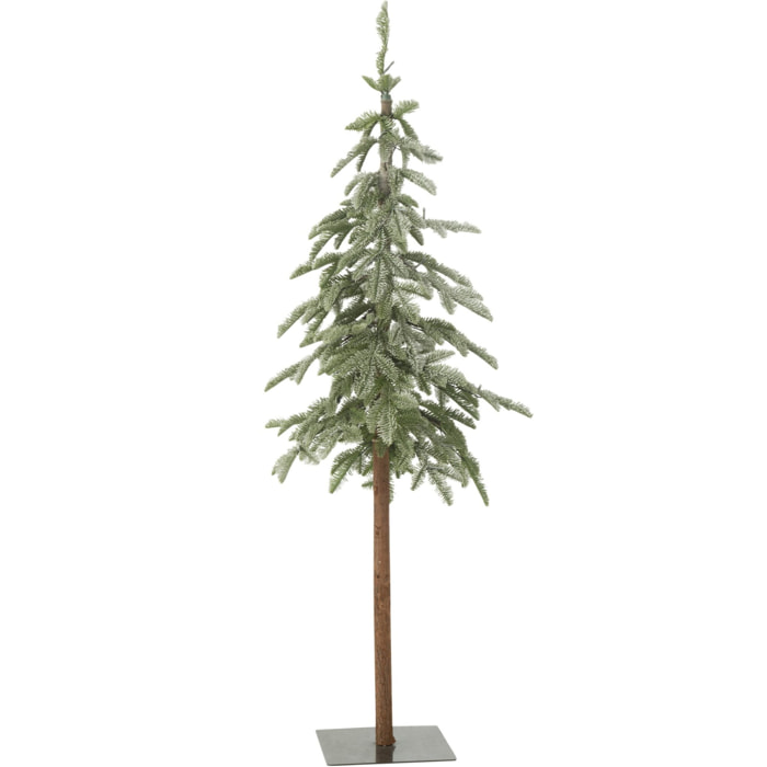 J-Line décoration sapin de Noël Neige - plastique - vert - small - LED