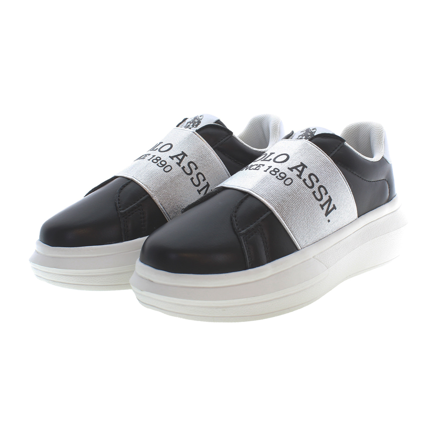 Sneakers U.S. Polo Assn Black Silver