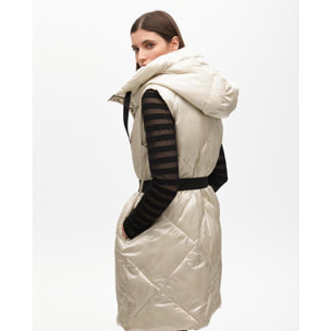 Gilet Imbottito con Cappuccio