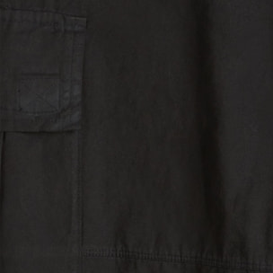 Pantaloni cargo in canvas tinto capo