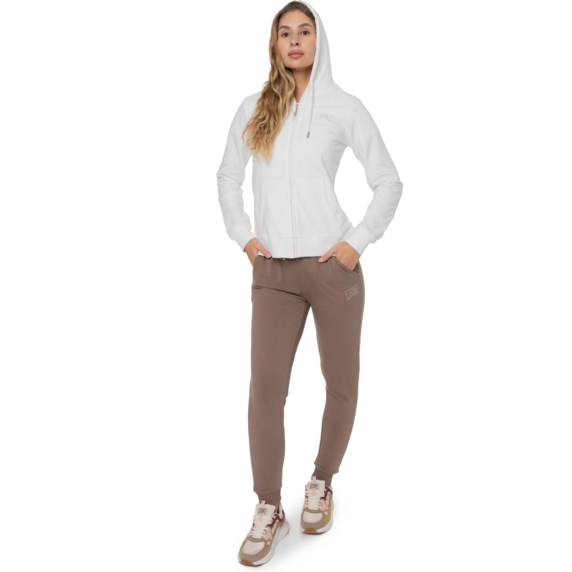 Chándal mujer Leone 1947 Apparel All You Need cremallera capucha puños invierno