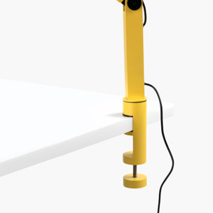 INVITING Lampada clip giallo