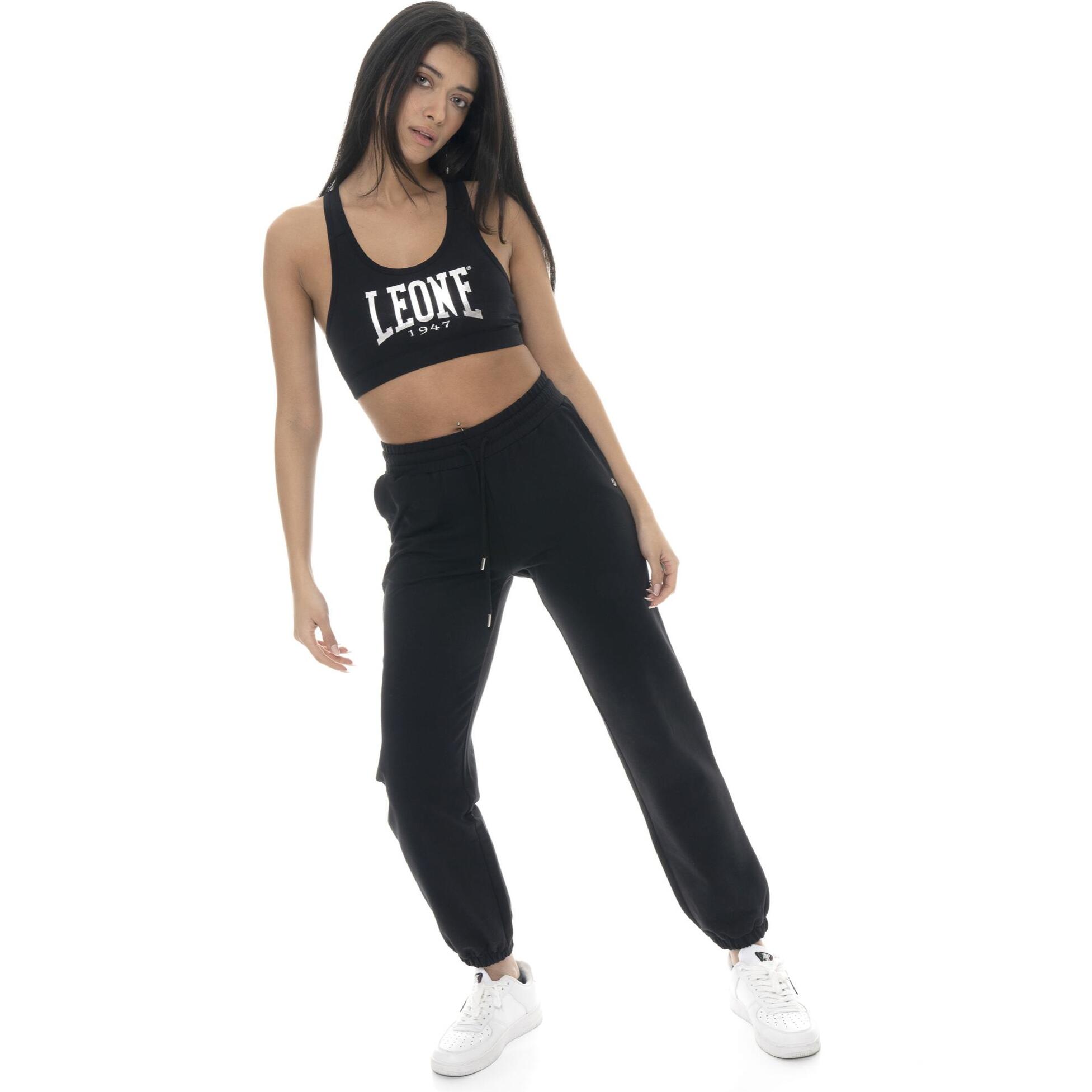 Pantaloni da donna in cotone non Felpeto Leone Basic