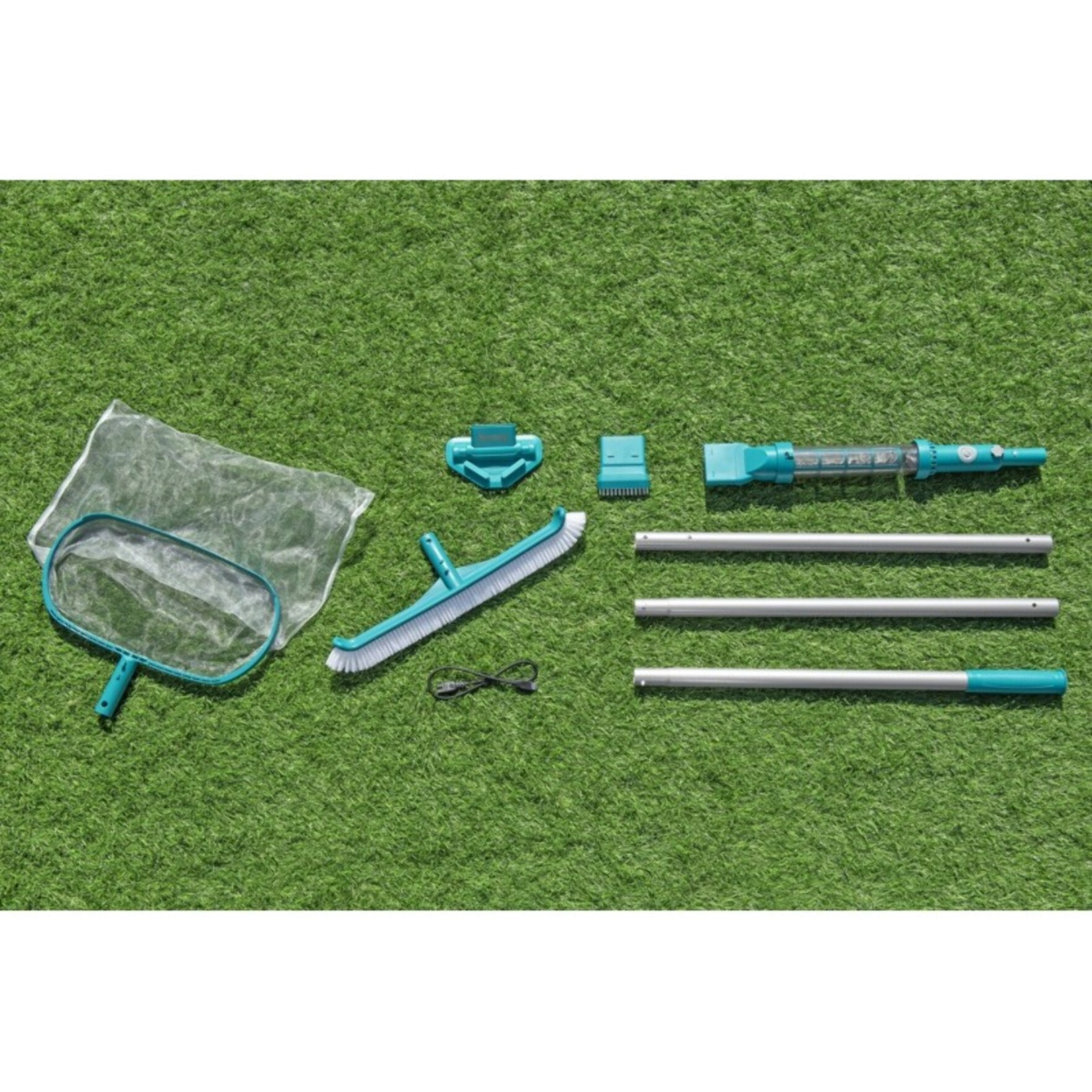 Bestway Kit entretien piscine avec aspirateur et épuisette AquaSurge