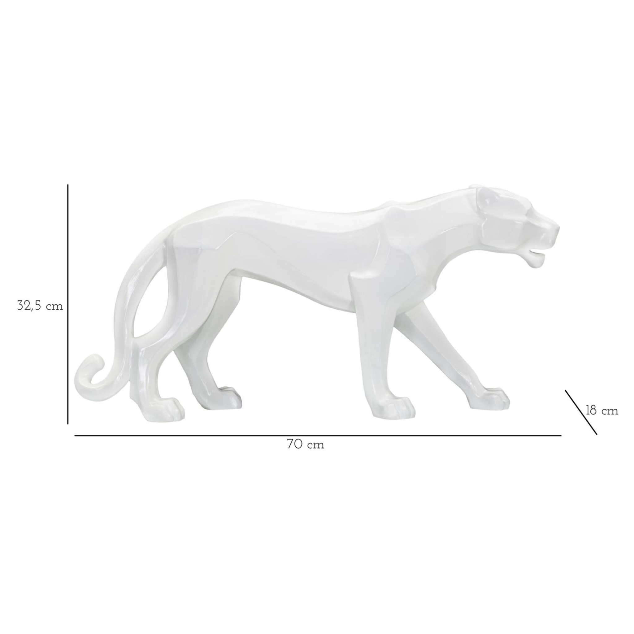 PANTERA WHITE CM 70X18X32,5