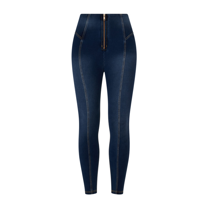 Jeggings WR.UP® 7/8 con cucitura centrale e vita alta