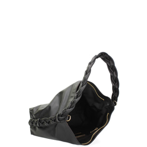 Borsa a spalla da donna In Vera pelle Made in Italy 31x26x12 cm