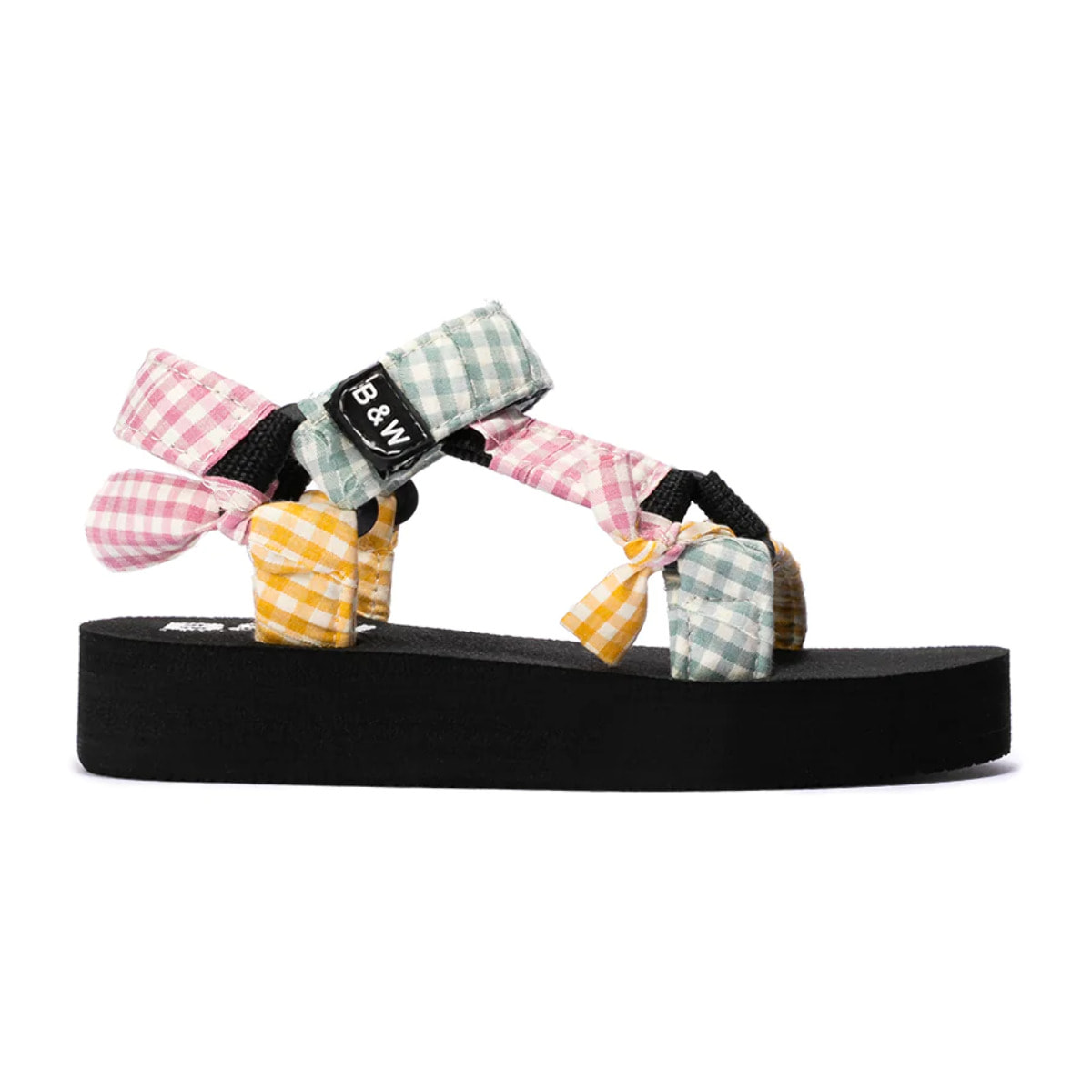 Sandalias de Niña Vichy en Multicolor B&W