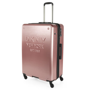 Maleta Pc Grande Dkny New Yorker Rose Gold Metallic