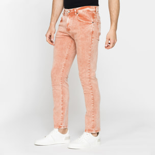 COLOR JEANS UOMO MOD. 717 SLIM FIT IN BULL DENIM SPECIAL DYED