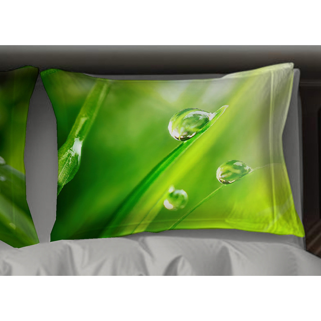 Copripiumino Stampa Digitale Disegno Green Zen Misura Letto Matrimoniale