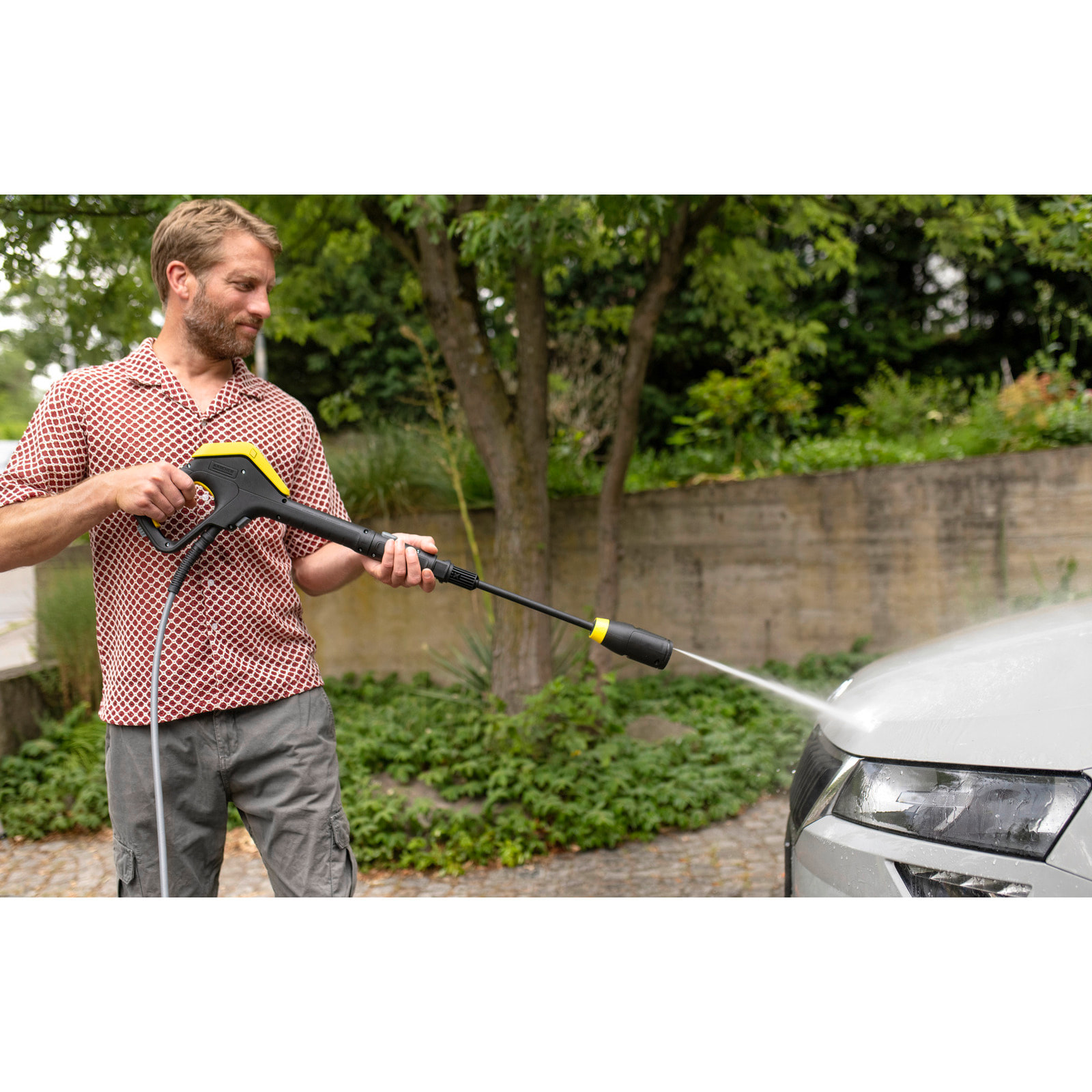 Nettoyeur haute pression KARCHER K7 Comfort Premium Connect - 180 bars - 600L/h - Flexible anti vrille - enrouleur