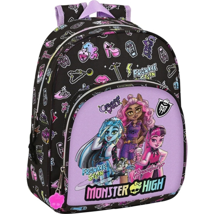 Mochila infantil adapt.carro monster high "creep"