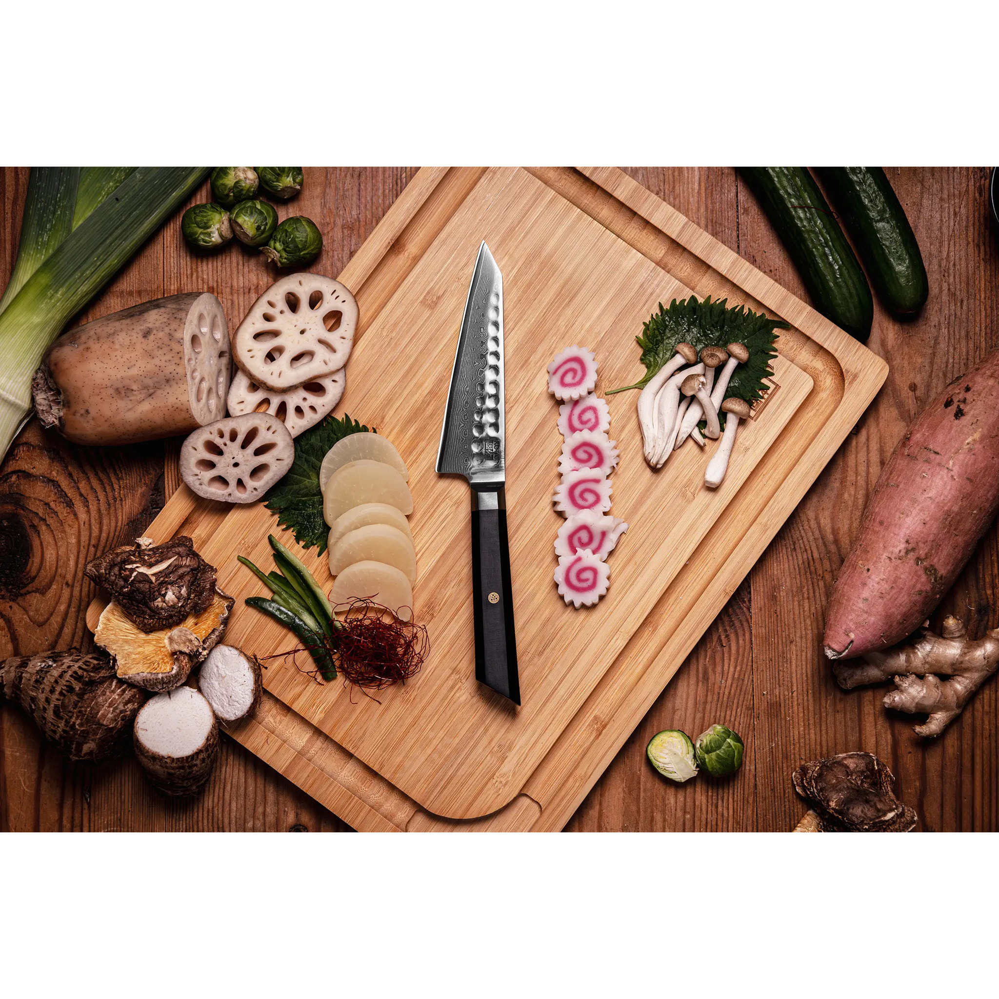 Cuchillo "Petty Bunka" - 135mm - Colección Bunka Damascus