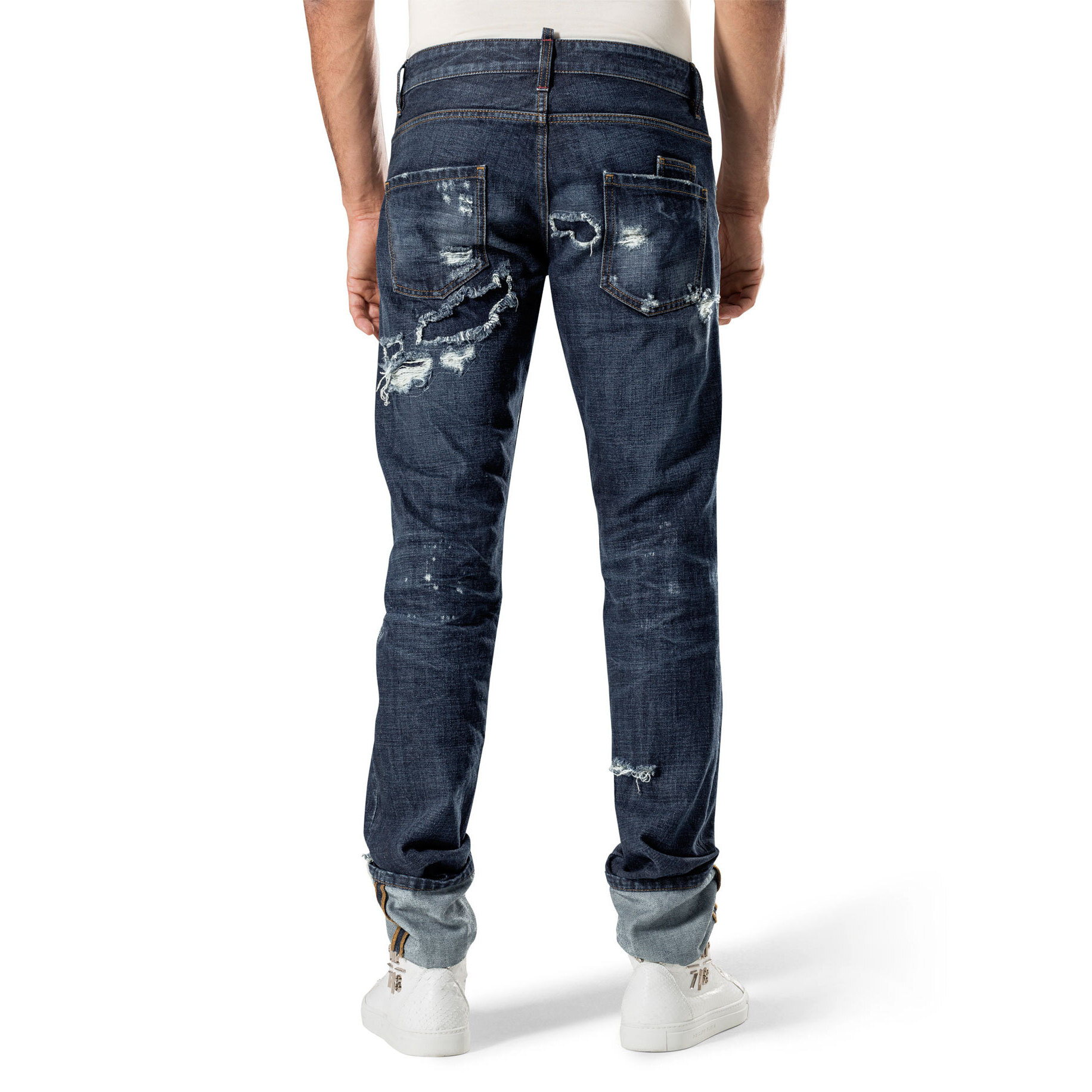 PHILIPP PLEIN straight cut "hole"