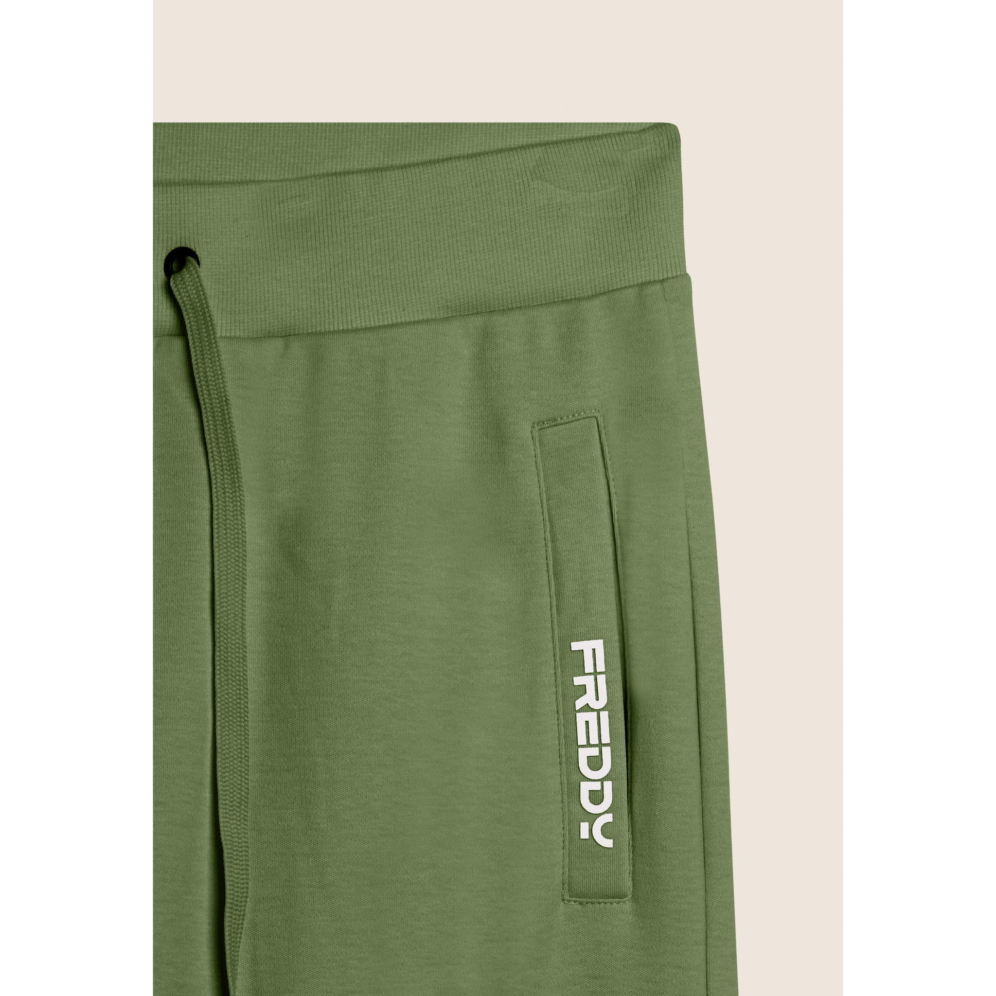 Pantaloni sportivi in cotone con taschino posteriore