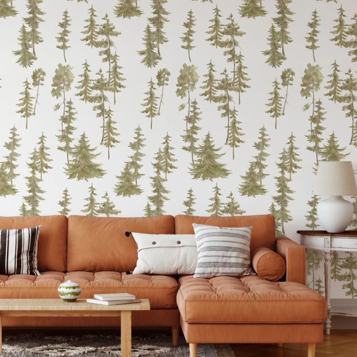 Carta da Parati Pini Verdi
