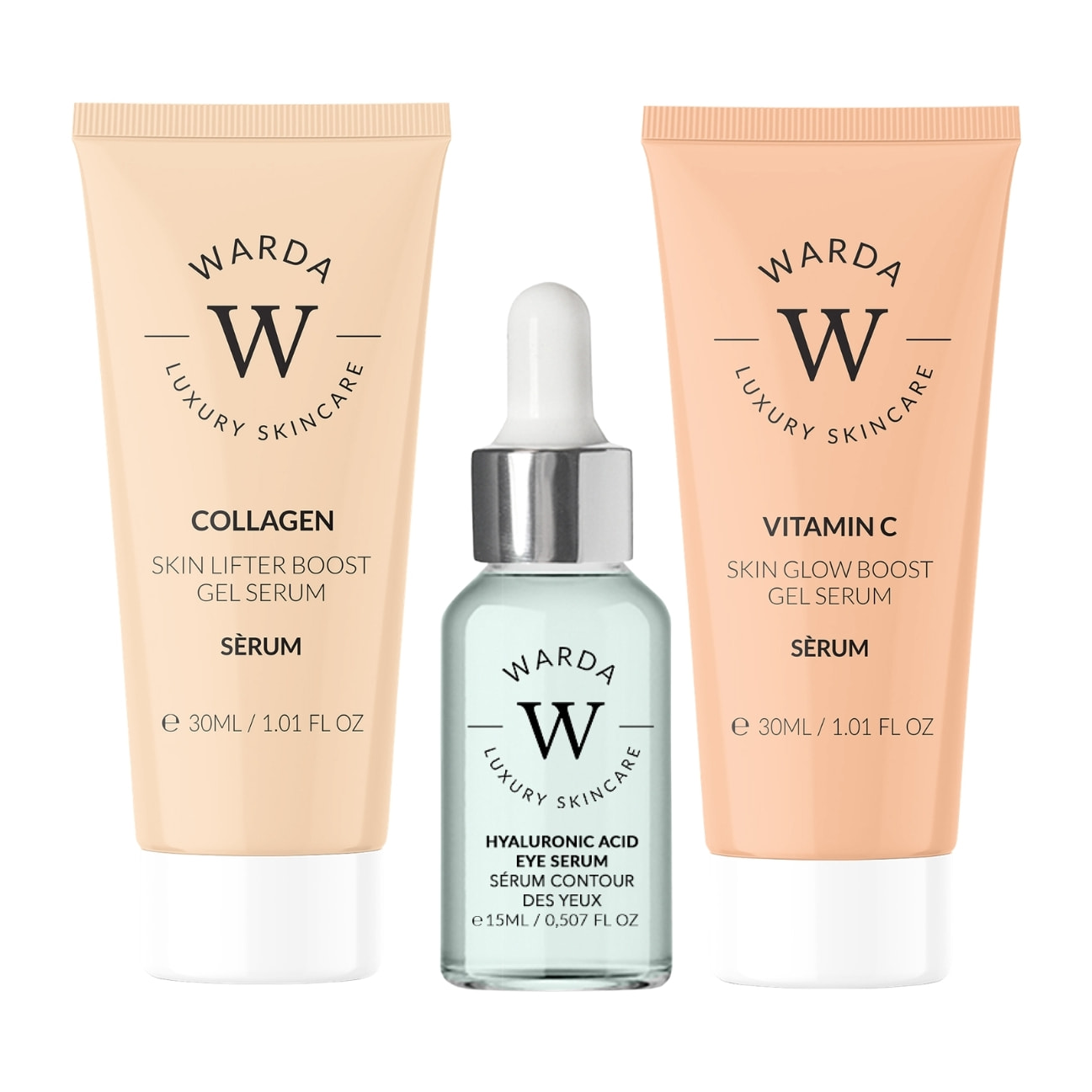 Set completo de sérum para revitalizar la piel