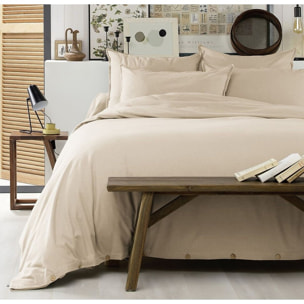 Housse De Couette 100% flanelle Sable