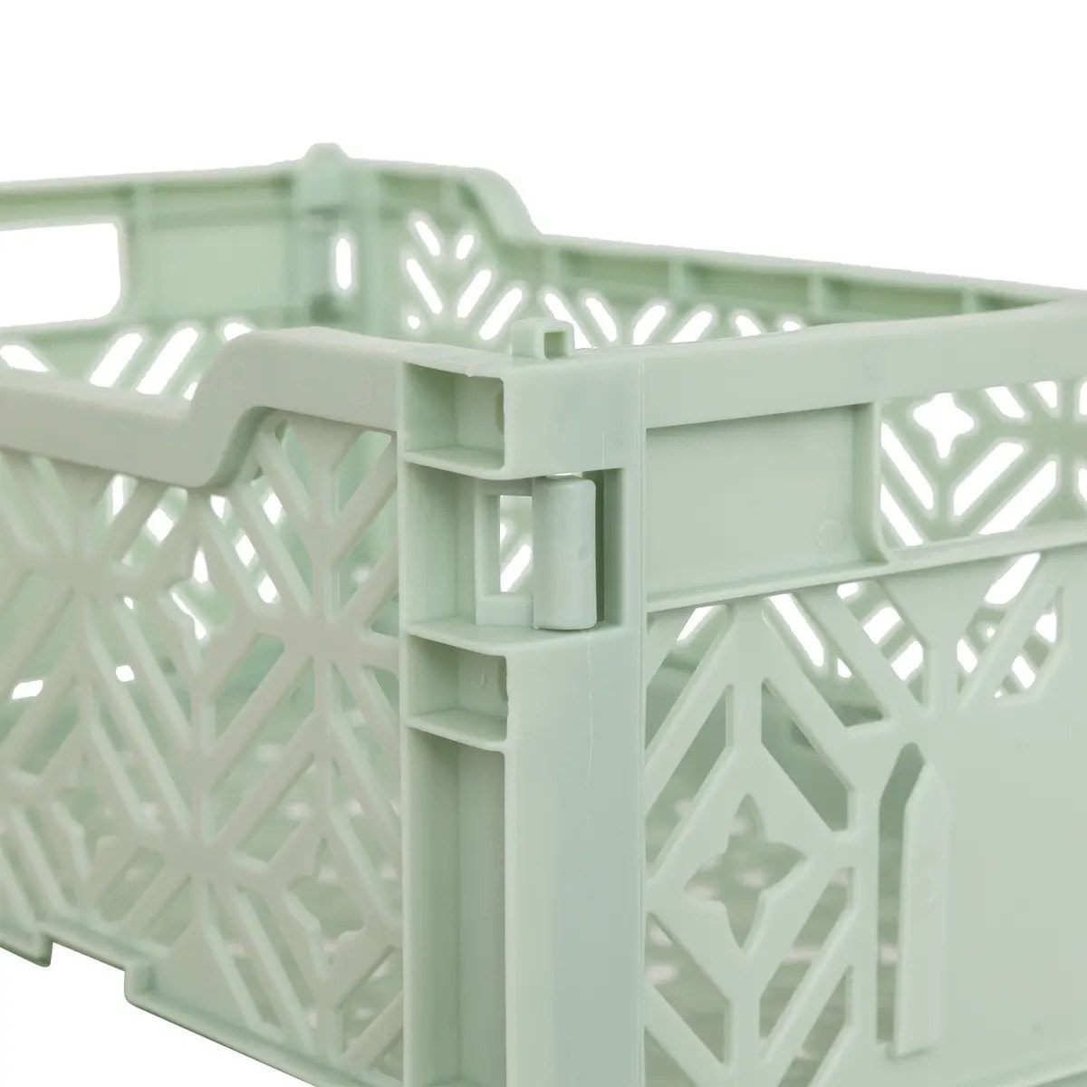 Cagette pliante "Arry" vert clair 30x20x11,5cm