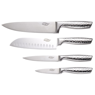 Set 4pc cuchillos acer inox, colección Origen San Ignacio