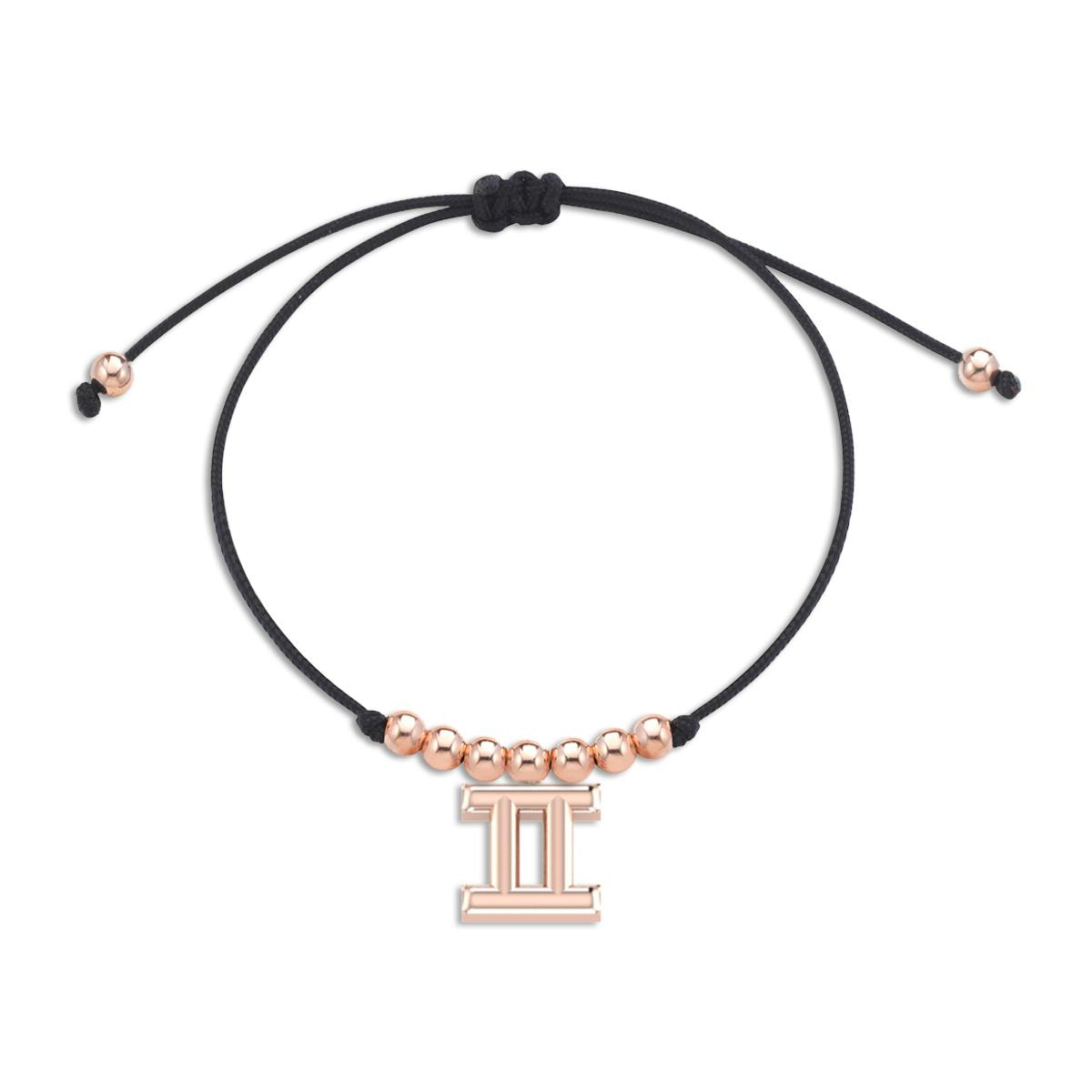 Bracciale Hiriwa 925 Zodiaco Gemelli Argento Rosè