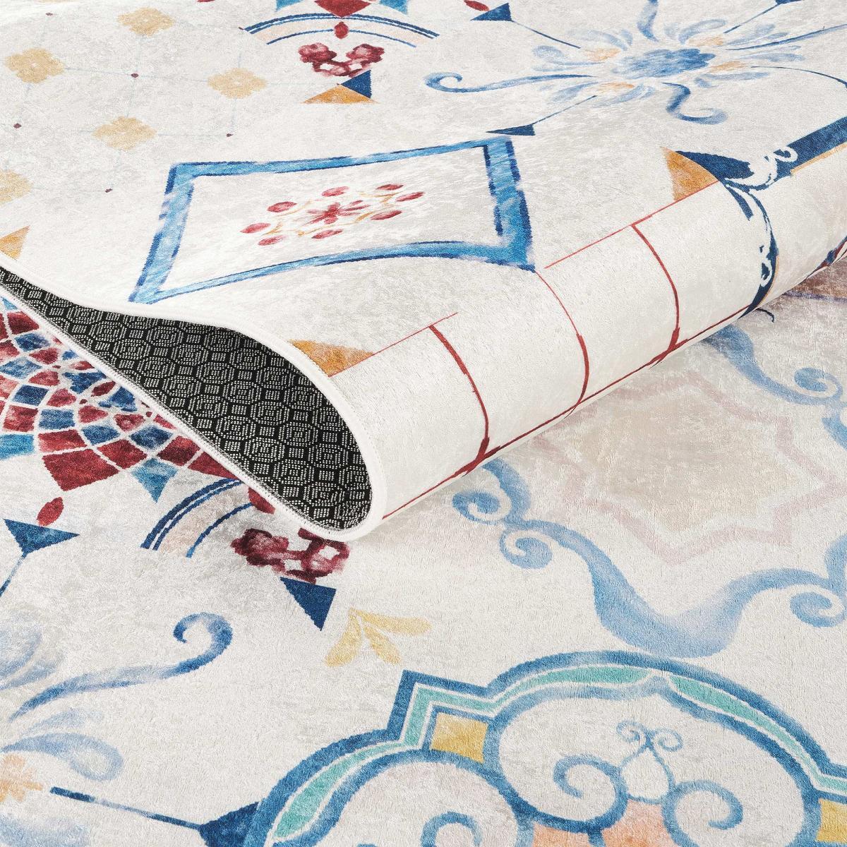 Tapis de cuisine, motif traditionnel kilim, tissé, RAYA