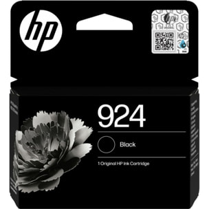 Cartouche d'encre HP Originale 924 Noire Standard - 6S8S8AE