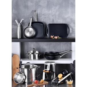 Pelador multiple en acero inoxidable foodies color negro masterpro