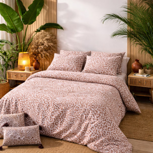 Parure De Couette 3pcs 100% Coton 57 Fils/cm2-jag Sable