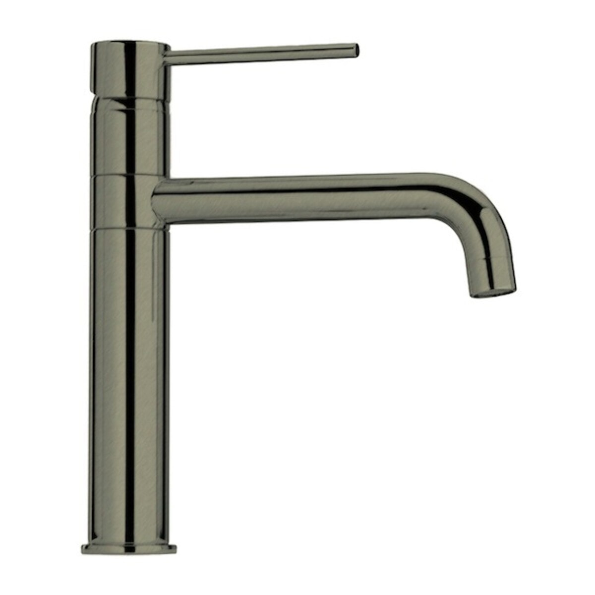 PAINI Mitigeur cuisine mobile Cox Ring Bec haut grey acier douchette extractible