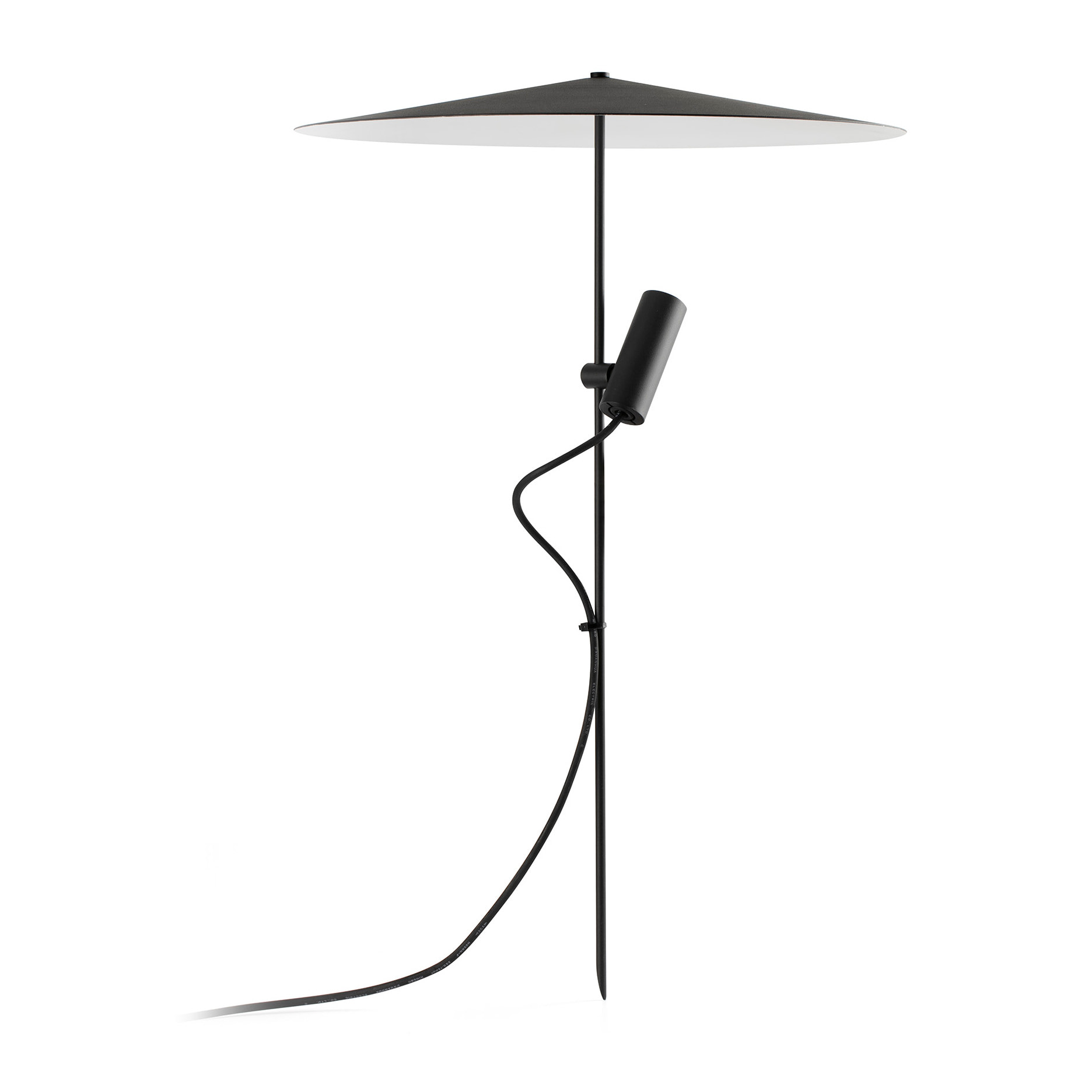 CLAP Projecteur fixation arbre noir 6W 3000K 38º