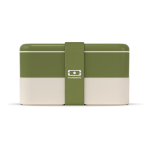 Lunch box 2 compartiments Original 1L Made in France Vert Olive