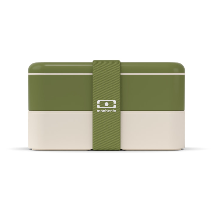 Lunch box 2 compartiments Original 1L Made in France Vert Olive