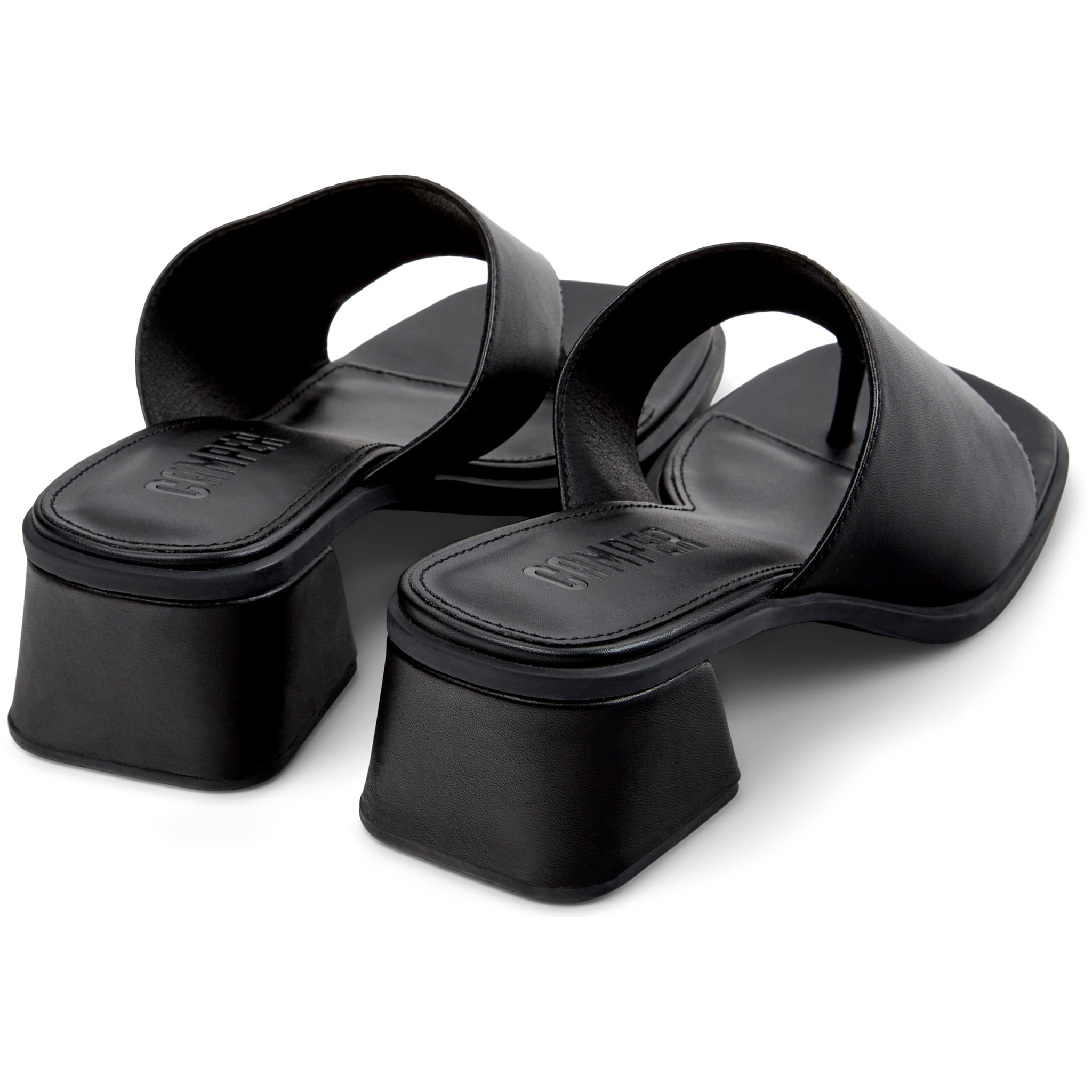 Sandalias - CAMPER Kora Sandal - Negro - Cuero liso