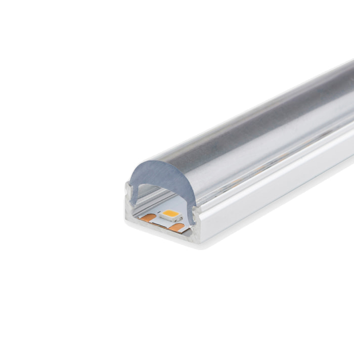 LEDS·C4 Sistema Lineal Lineal Aluminio Anodizado, Transparente Iluminación Lineal Moderna y Resistente