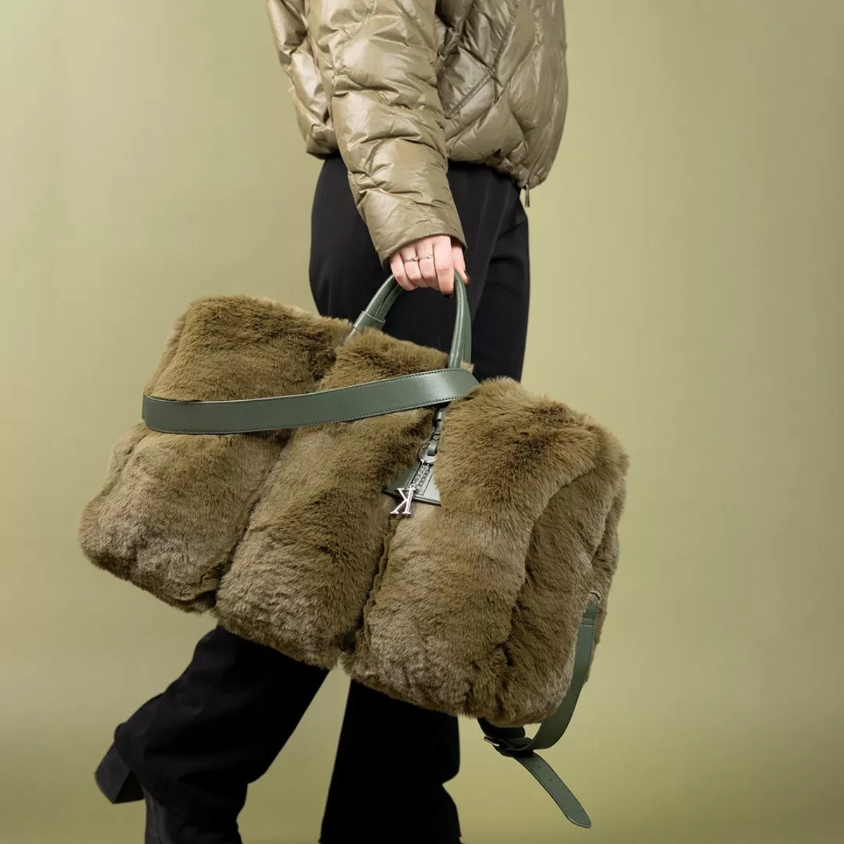 Sac de voyage Mika vert Kare Design