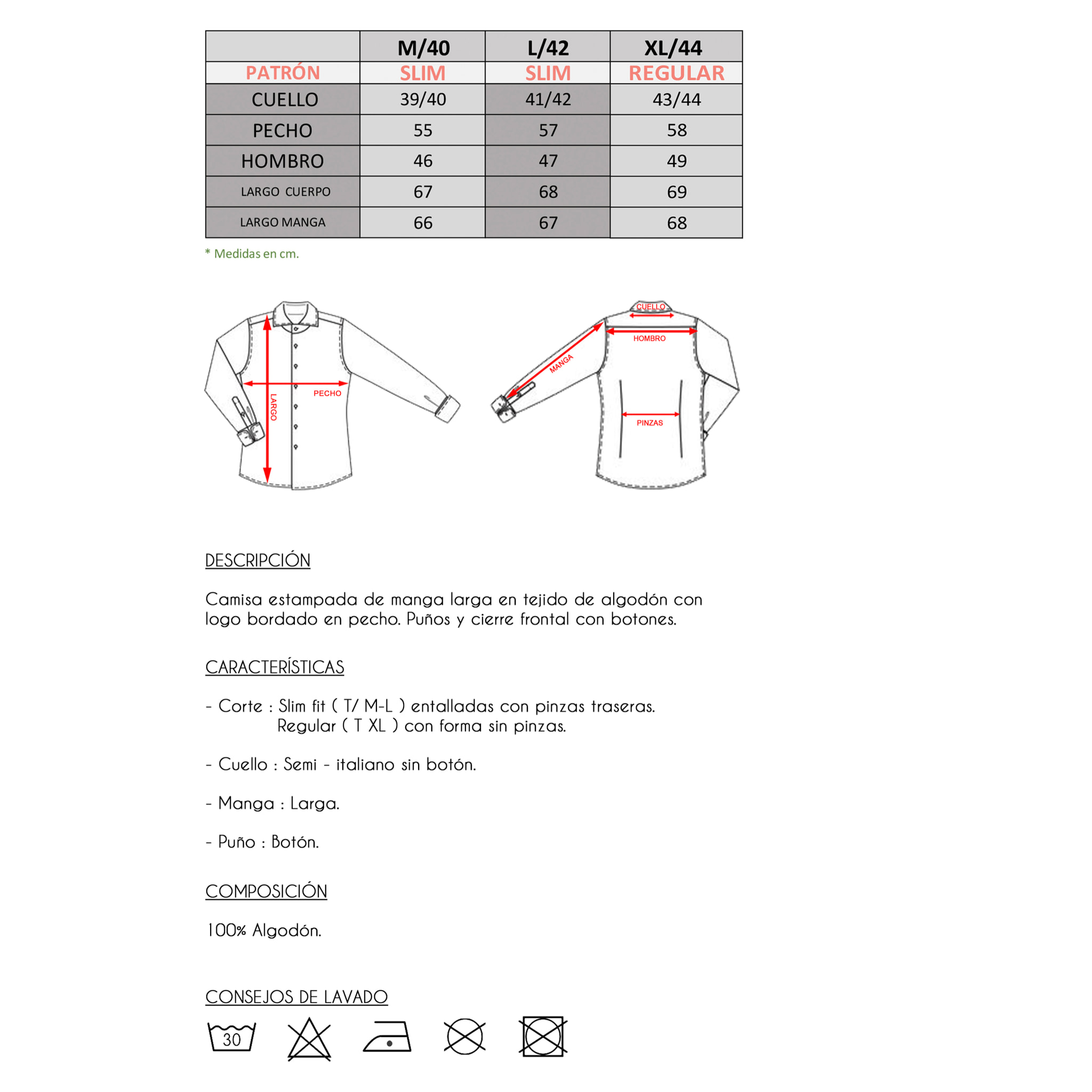 Puro Arte - Camisa Hombre - 100% Algodón Popelín - Selva