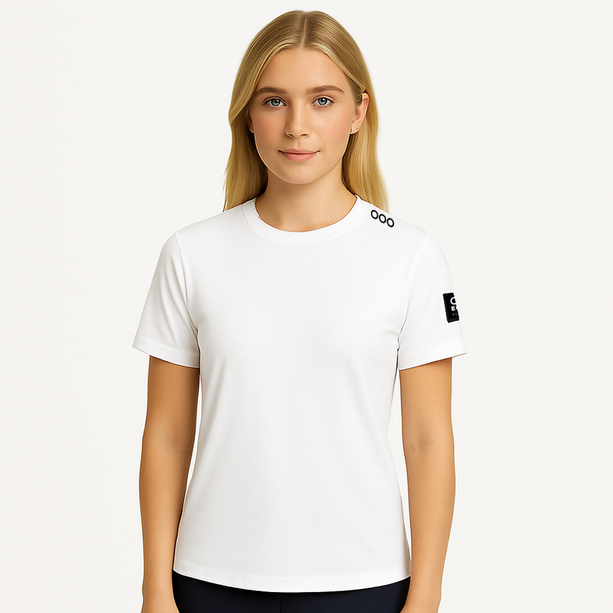 T-shirt tecnica ECOON Ttutturu bianca