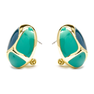 Pendientes acabado en oro amarillo de 18k