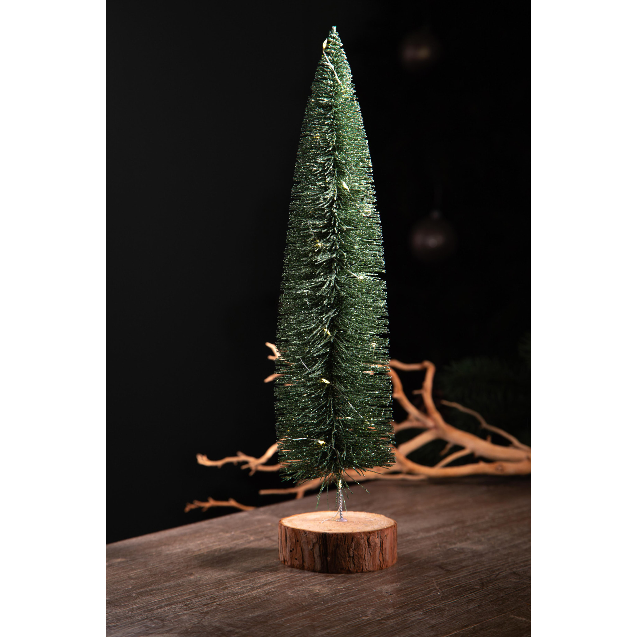 Albero con led - Pezzi 4 - 9,5xH40x9,5cm - Bianchi Dino SpA