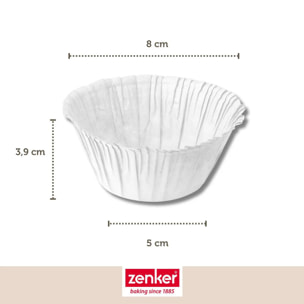 Lot de 30 moules à muffins en papier 5 cm Zenker Smart Pastry