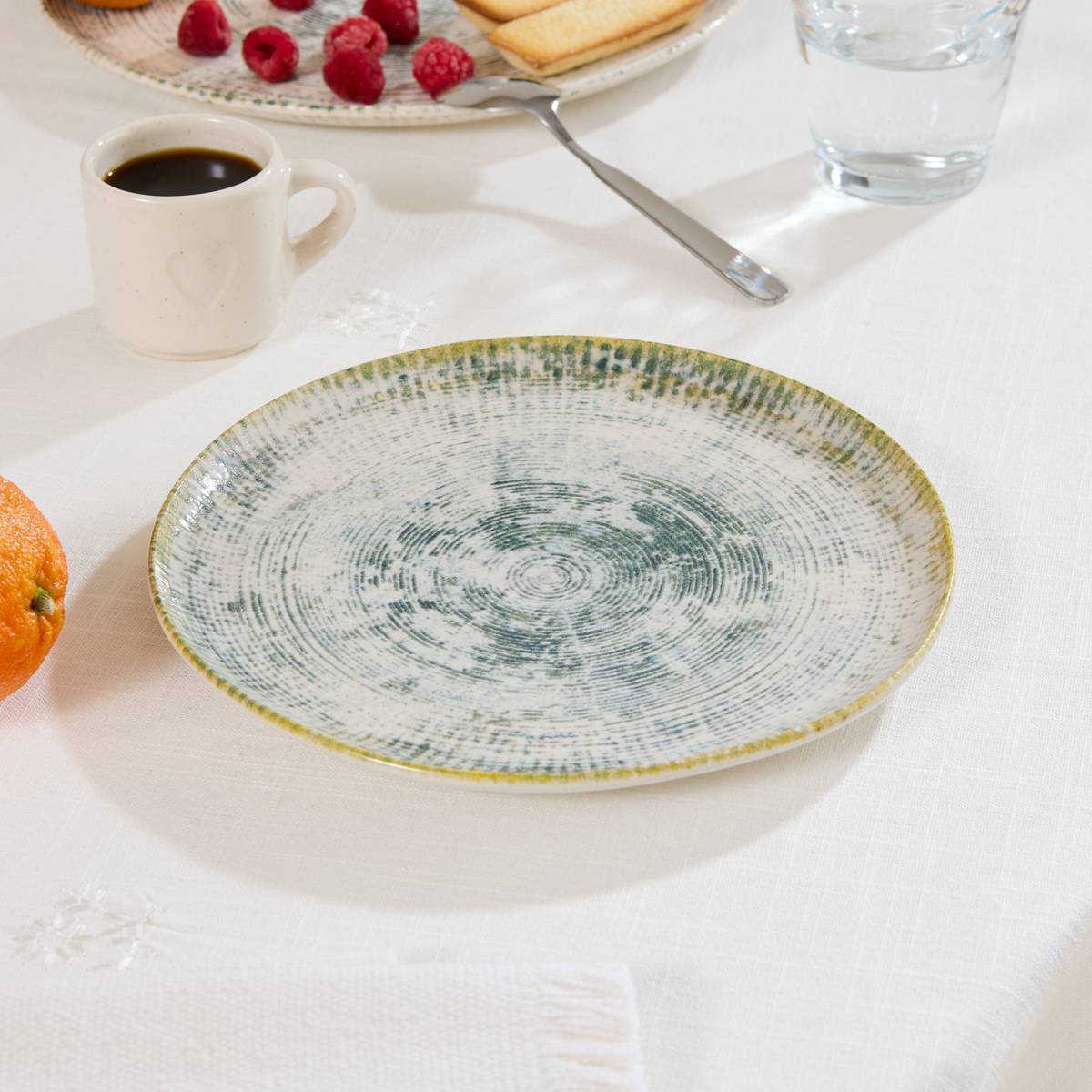 Assiette dessert Ariane D20cm vert