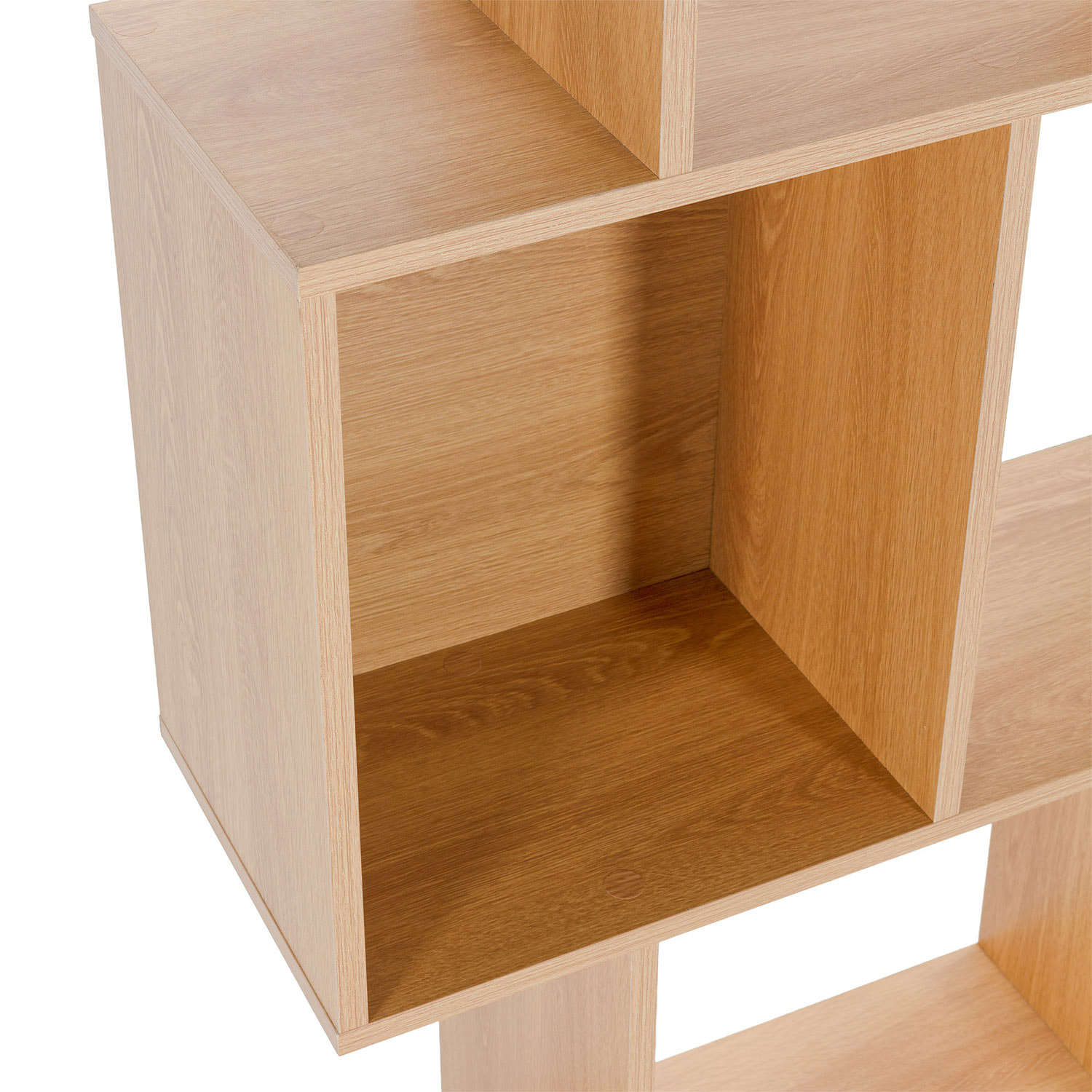 Estantería Nagato 8 huecos efecto Roble