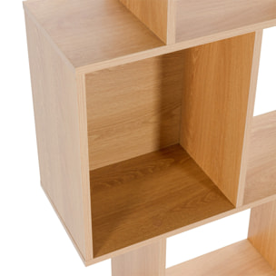 Estantería Nagato 8 huecos efecto Roble