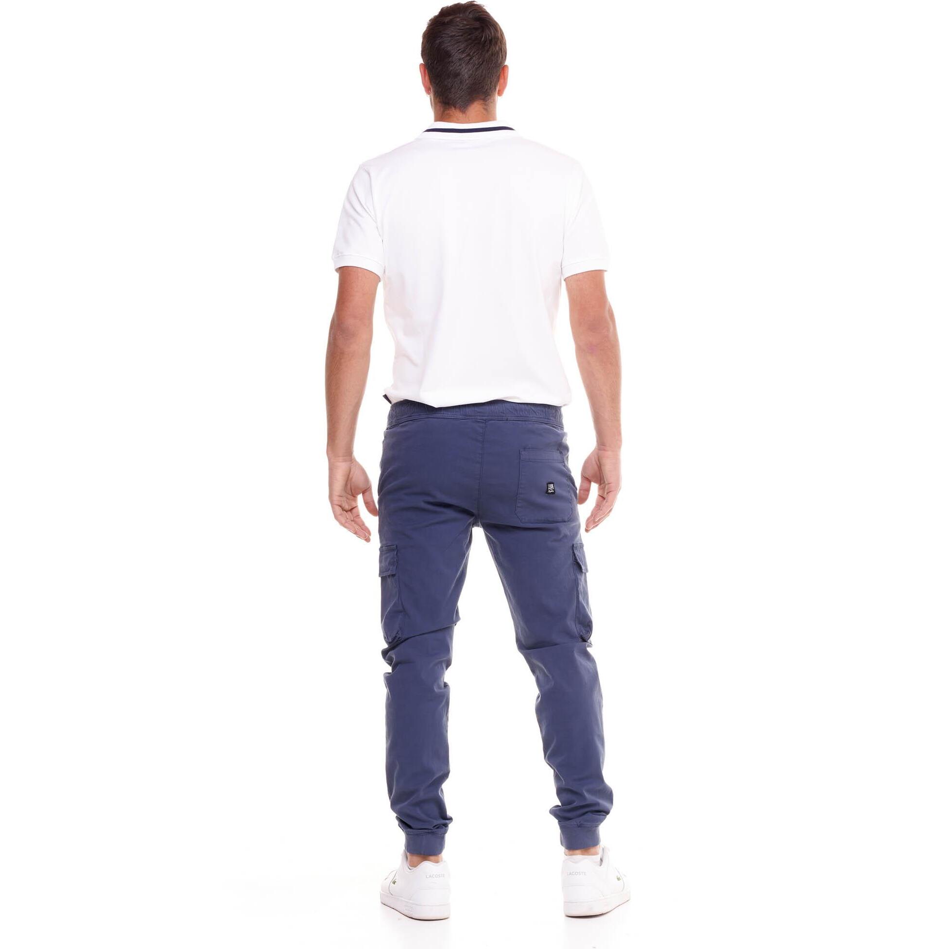 Pantaloni cargo con polsino elastico da uomo Minimal