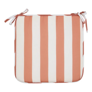 Galette de chaise Poolside 39x39cm orange