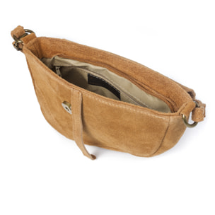 Susanna Bolso bandolera Mujer.Piel auténtica Gamuza